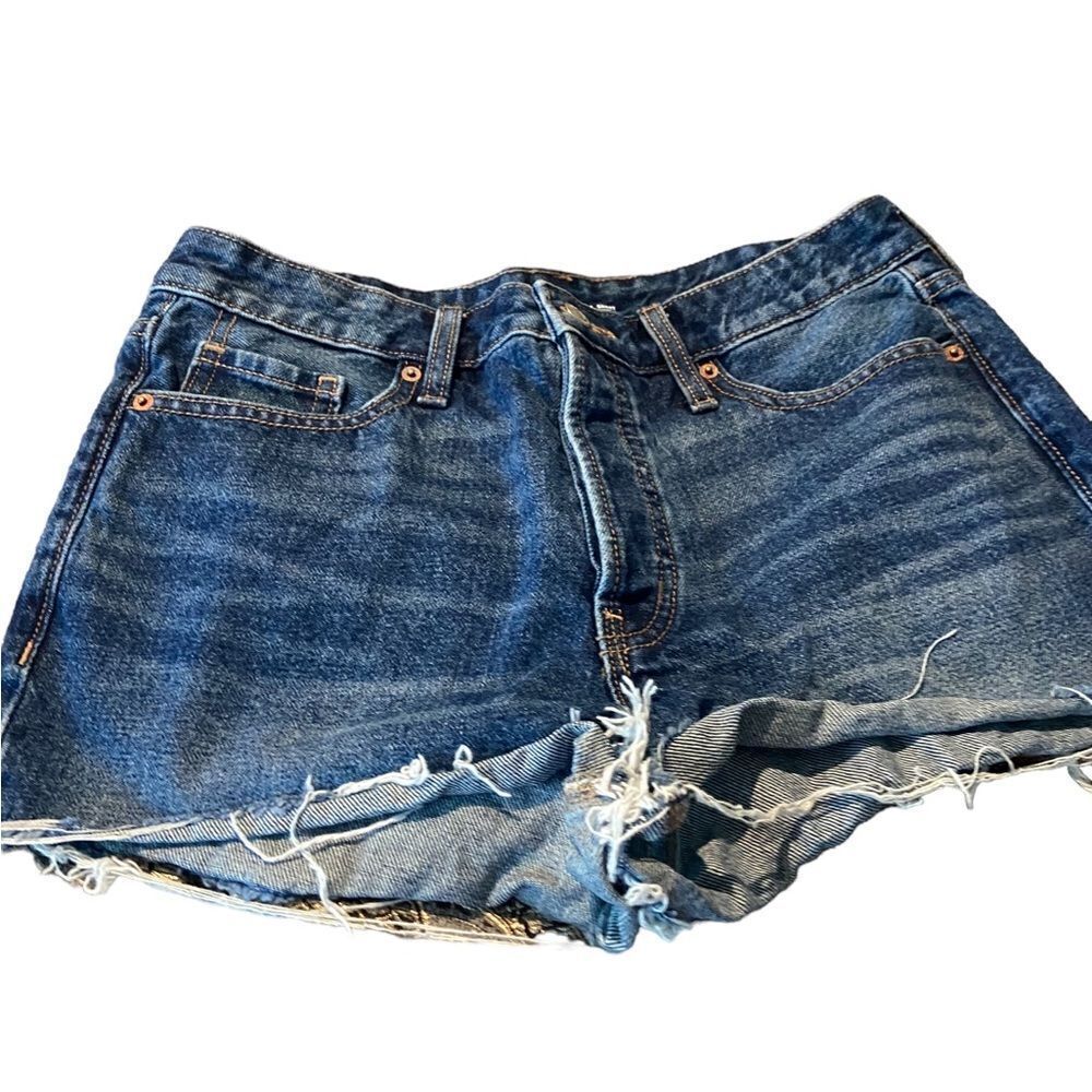 Old. Any O. G. Short high rise denim shorts size 8 stars/stripes great condition
